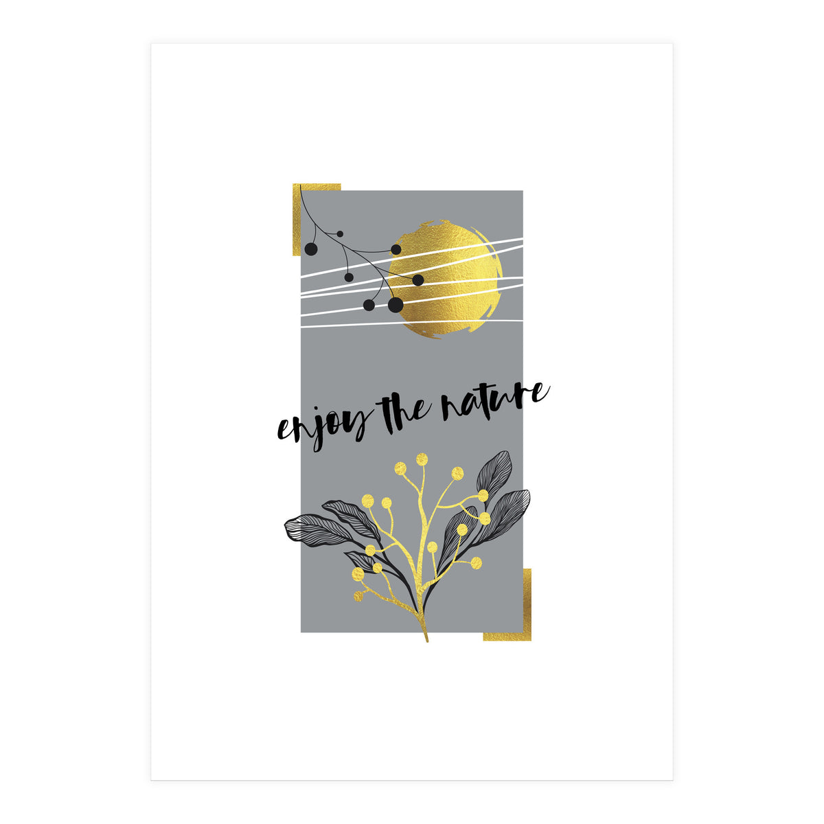 Reflection on the essentials - Enjoy the nature (Print Only)