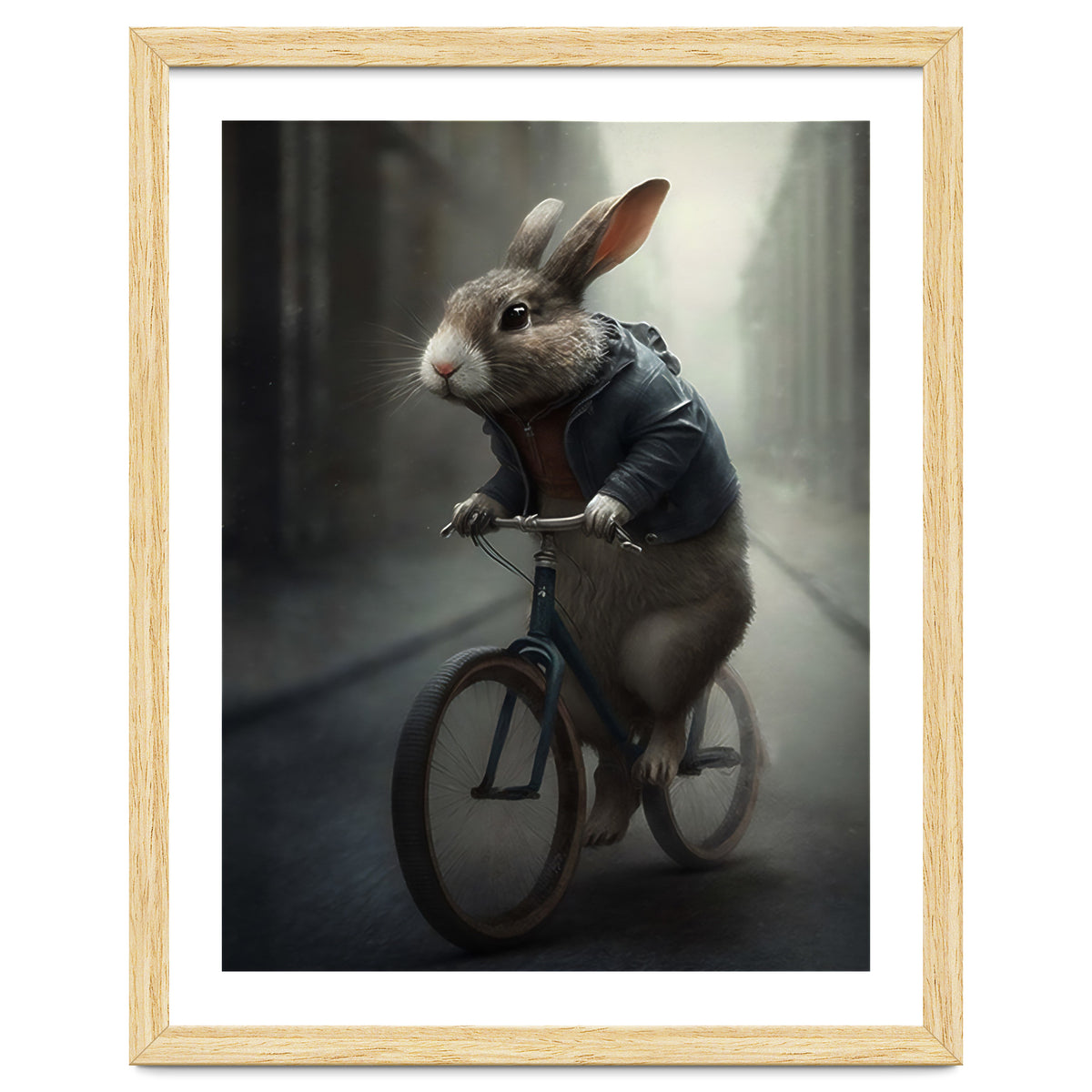 Rabbit Riding a Bicycle