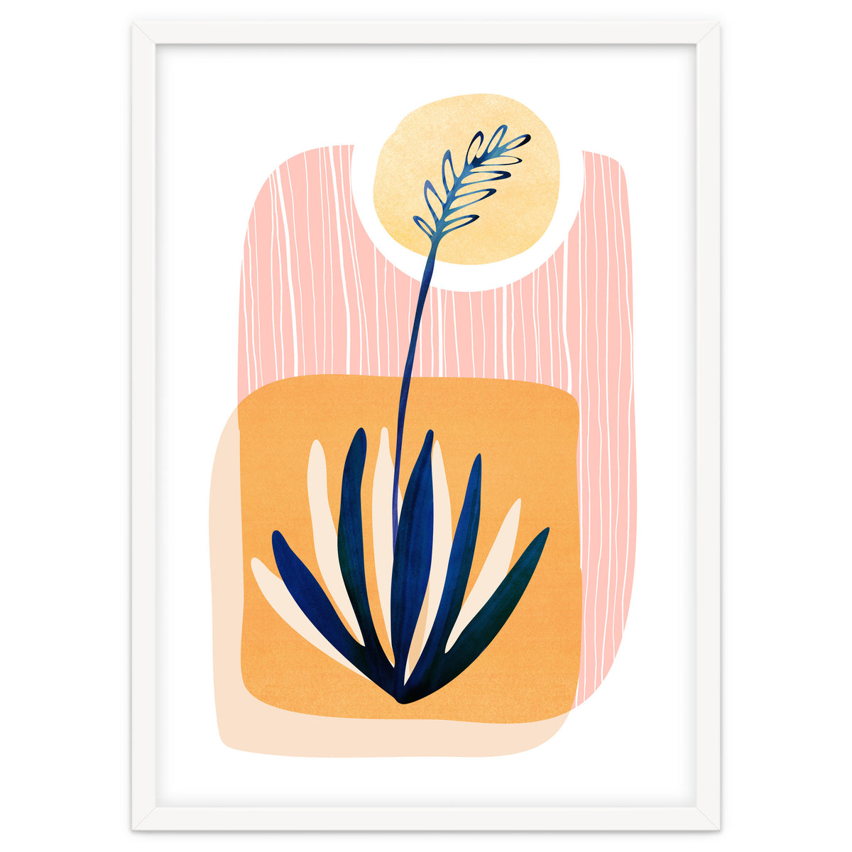 Painted Agave With Sun