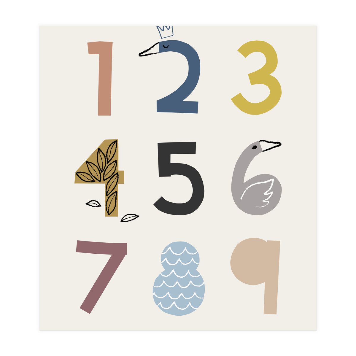 Numbers & Swans (Print Only)