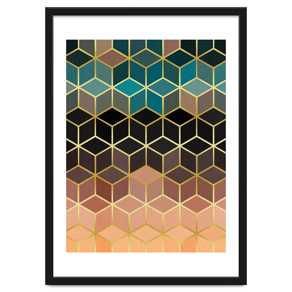 Colorful and golden pattern III