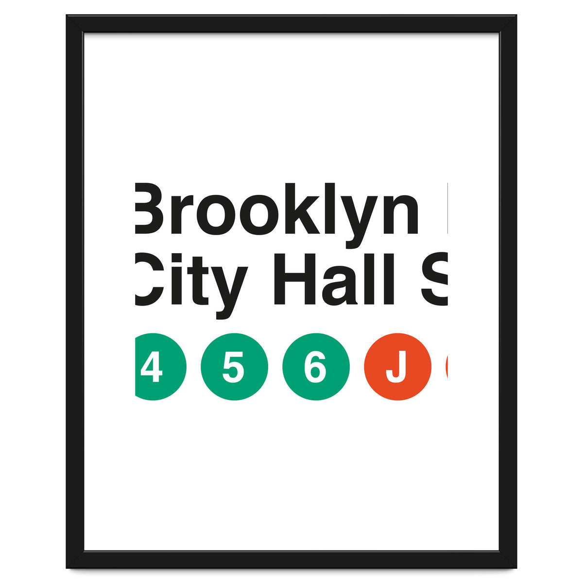 Vignelli's Subway Sign