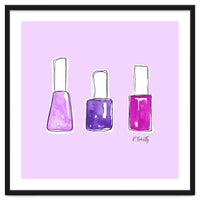 Nail Polish Watercolour | Purple