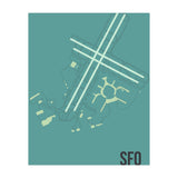San Francisco Airport Layout (Print Only) thumbnail