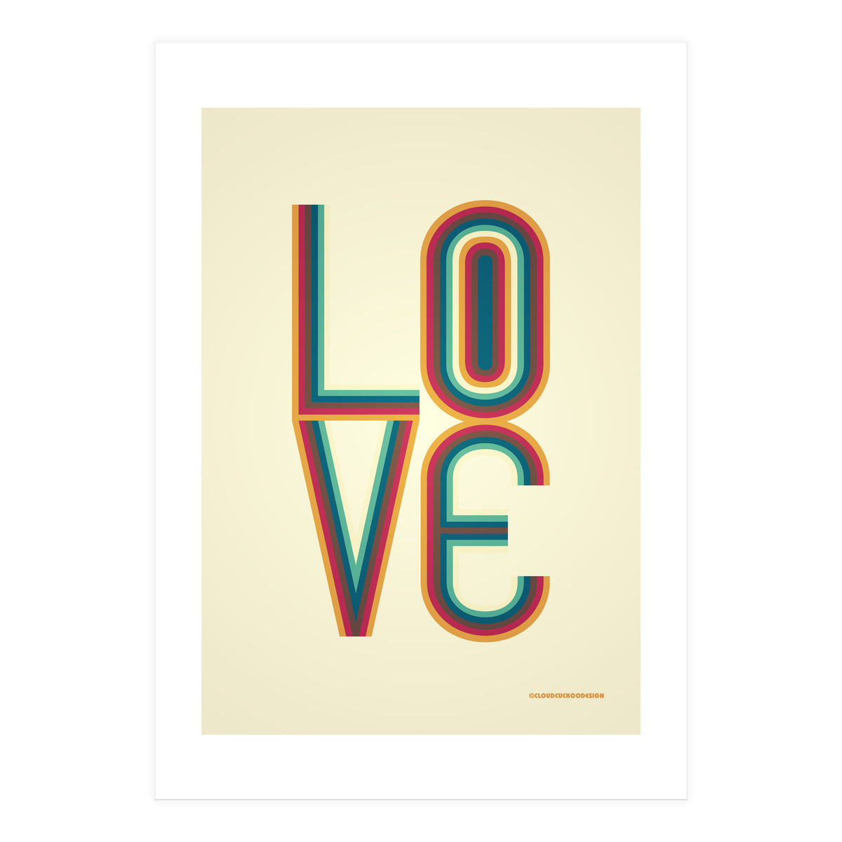 1970s Retro Love (Print Only)