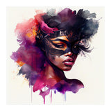 Watercolor Carnival Woman #7 (Print Only) thumbnail