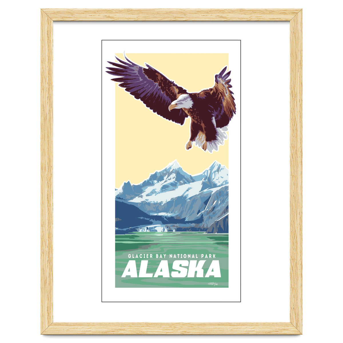 Alaskan Eagle Poster