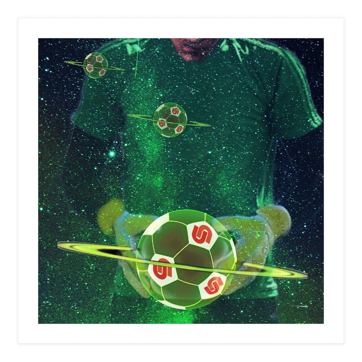 Football fans glimps of heaven. (Print Only)