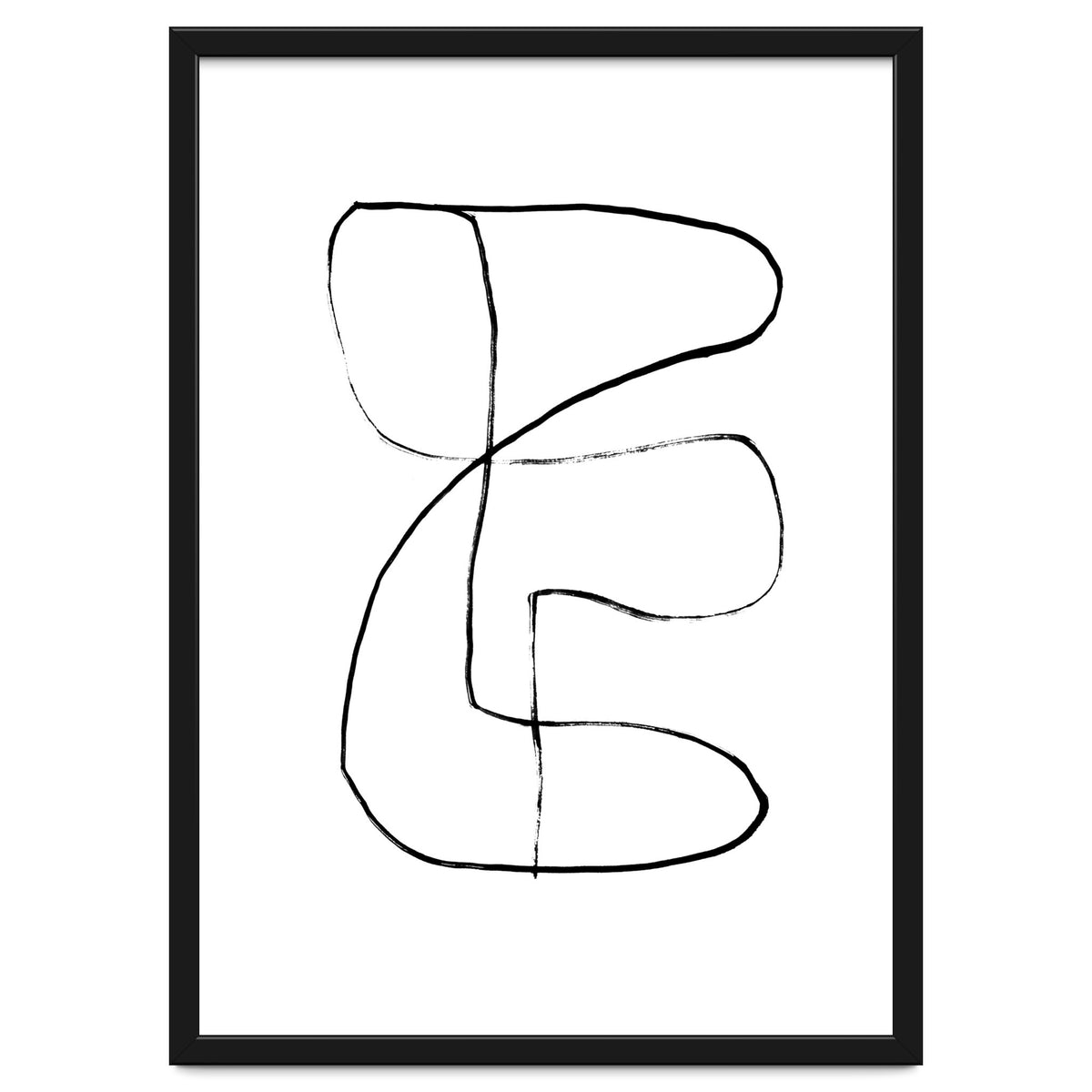 Mid-Century Line Art Print #1