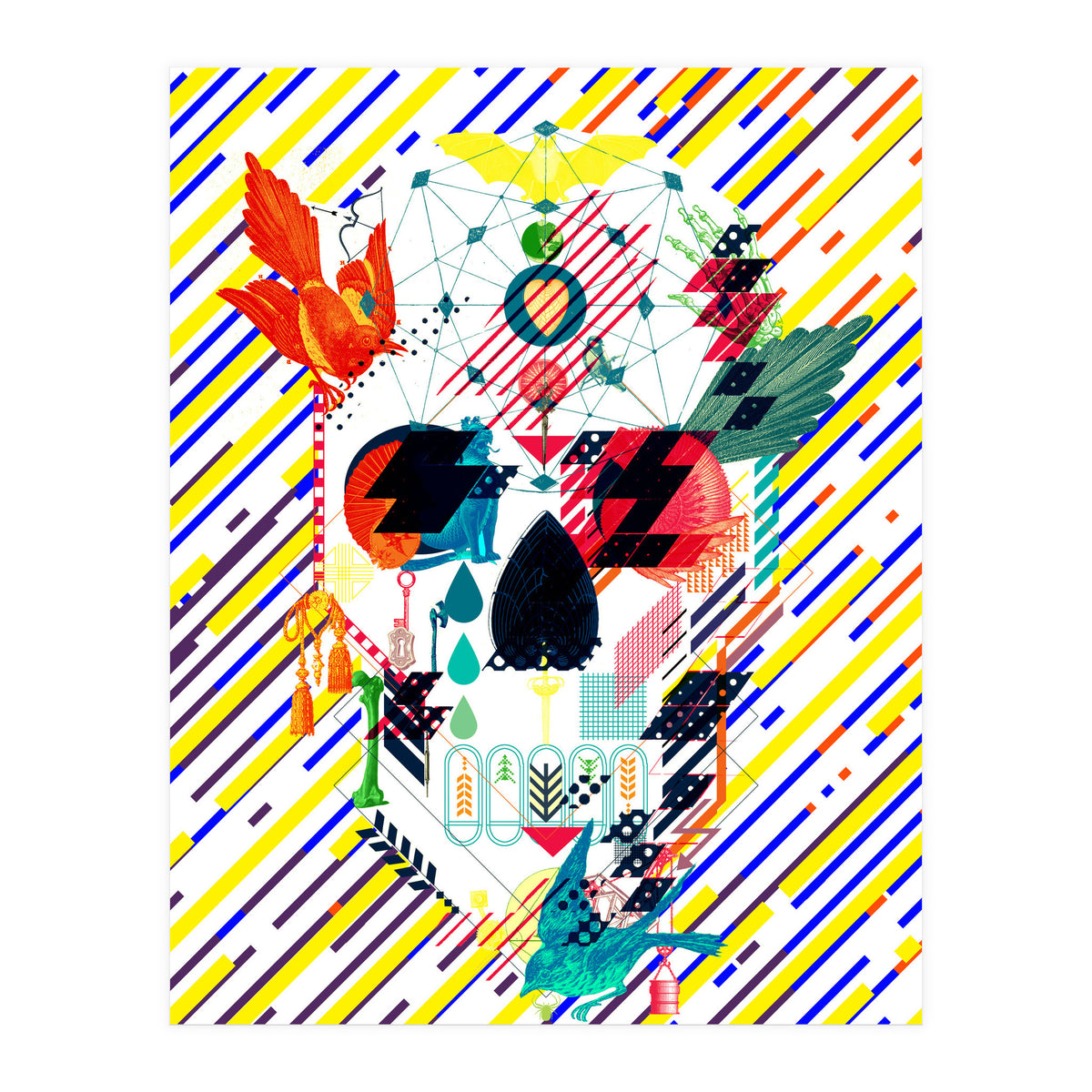 Abstract Skull (Print Only)
