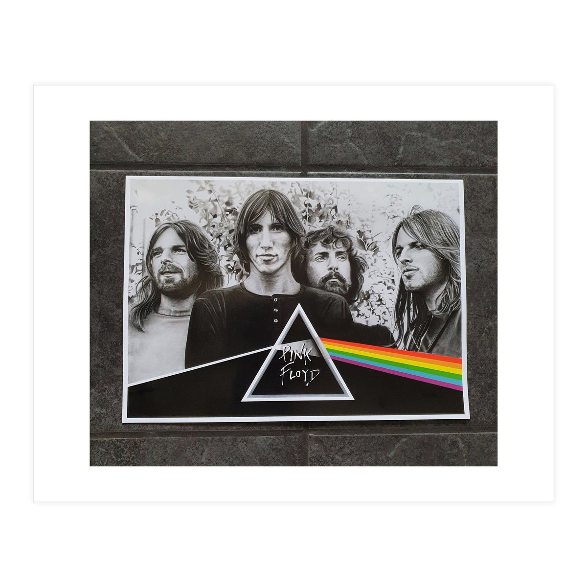 Pink Floyd DSOTM Pencil Portrait Print (Print Only)
