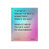 Tame Impala - Lost In Yesterday (Print Only) thumbnail