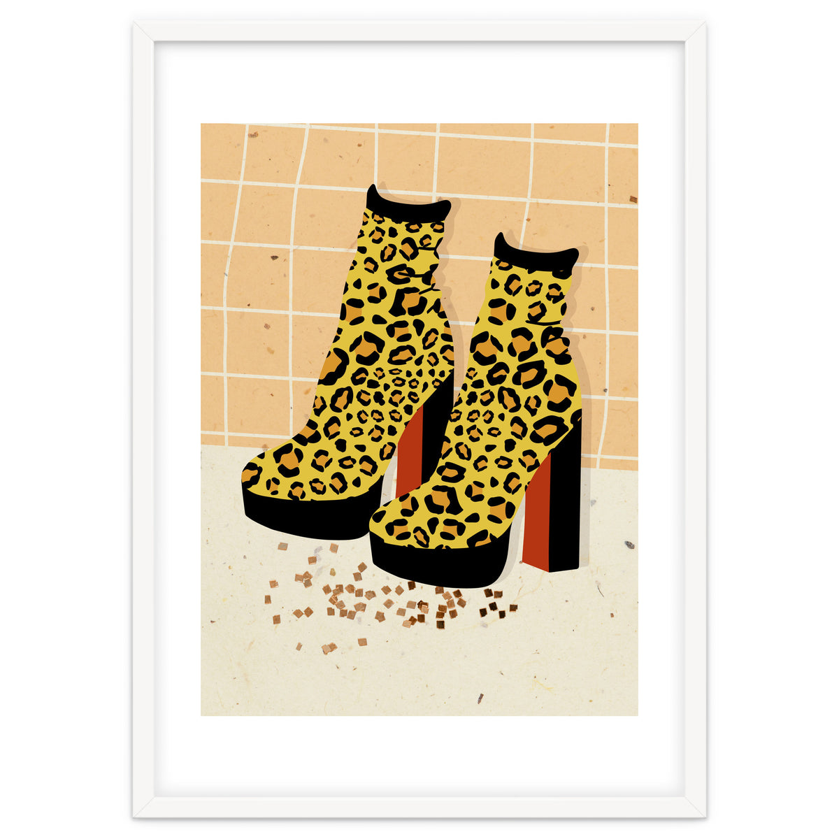 Leopard Disco Platforms