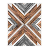 Urban Tribal Pattern No.4 - Wood (Print Only)