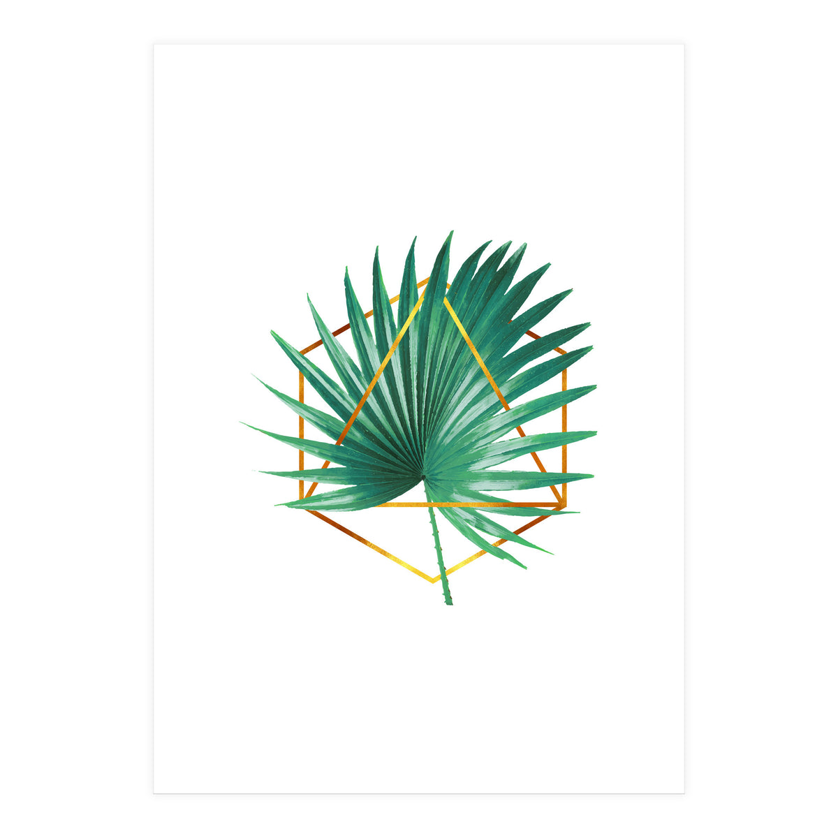 Tropical Palm Leaf 01 (Print Only)