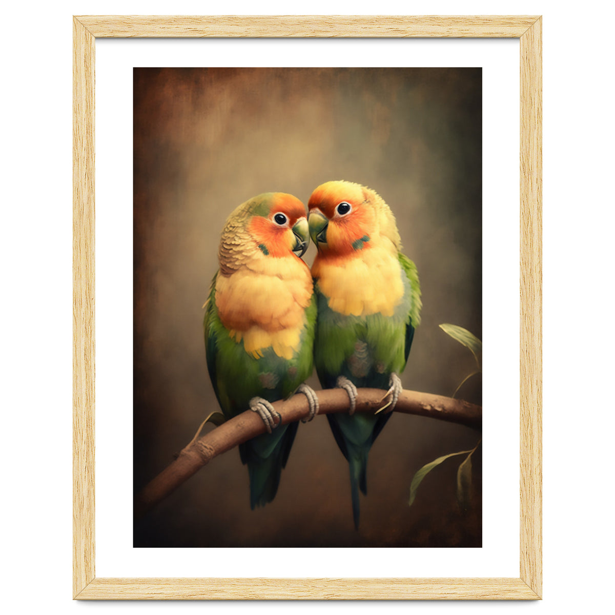 Lovebirds Painting