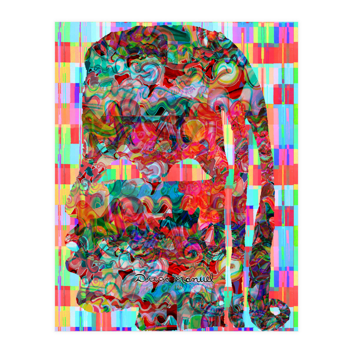 Abstracto Pop Nuevo B Nuevo 4 (Print Only)