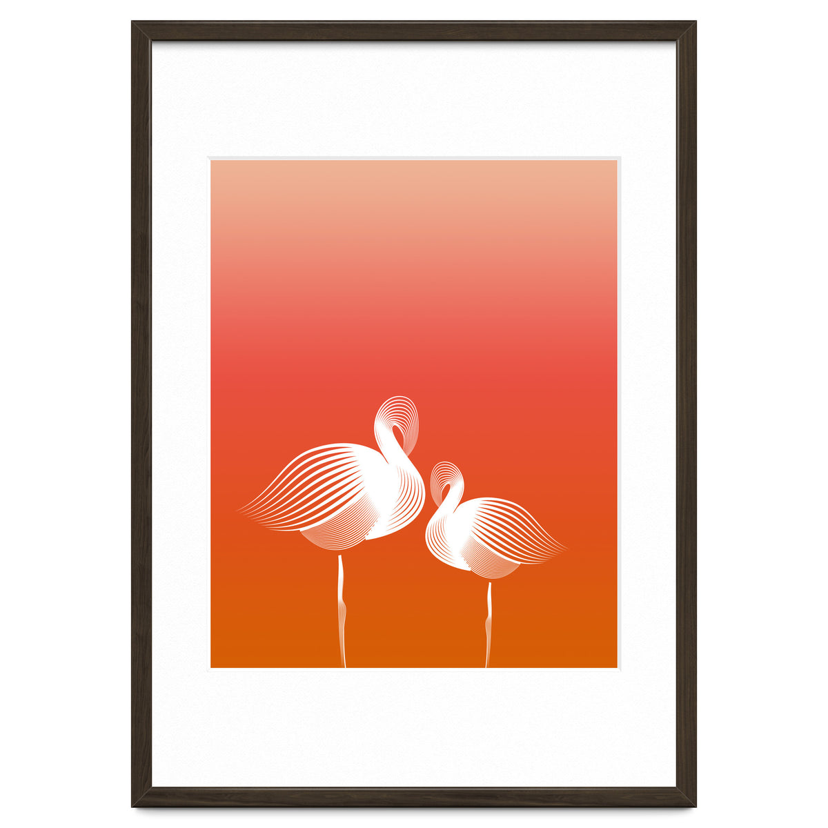Meditating Flamingos