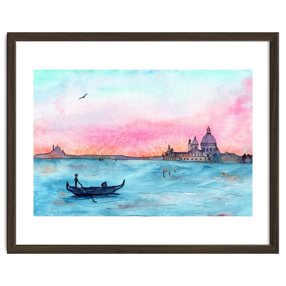 Sunset in Venice || watercolor