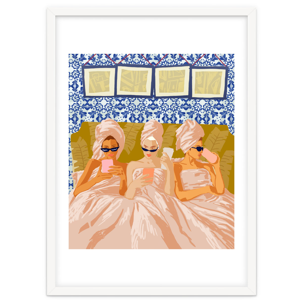 Ladies-Only Club | Girl Talk Slumber Party BFF | Bohemian Feminism Independent Moroccan Women