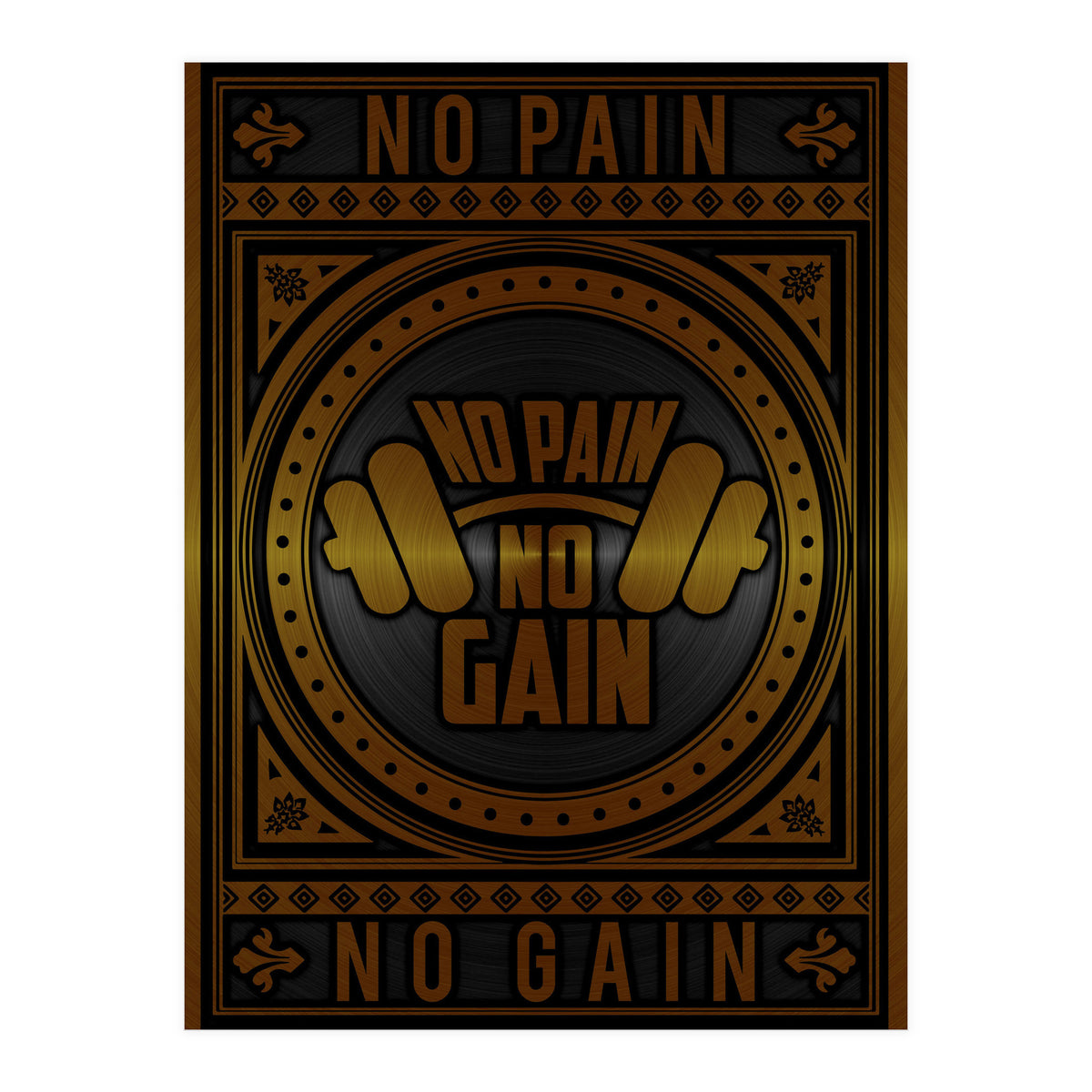 No Pain No Gain (Print Only)