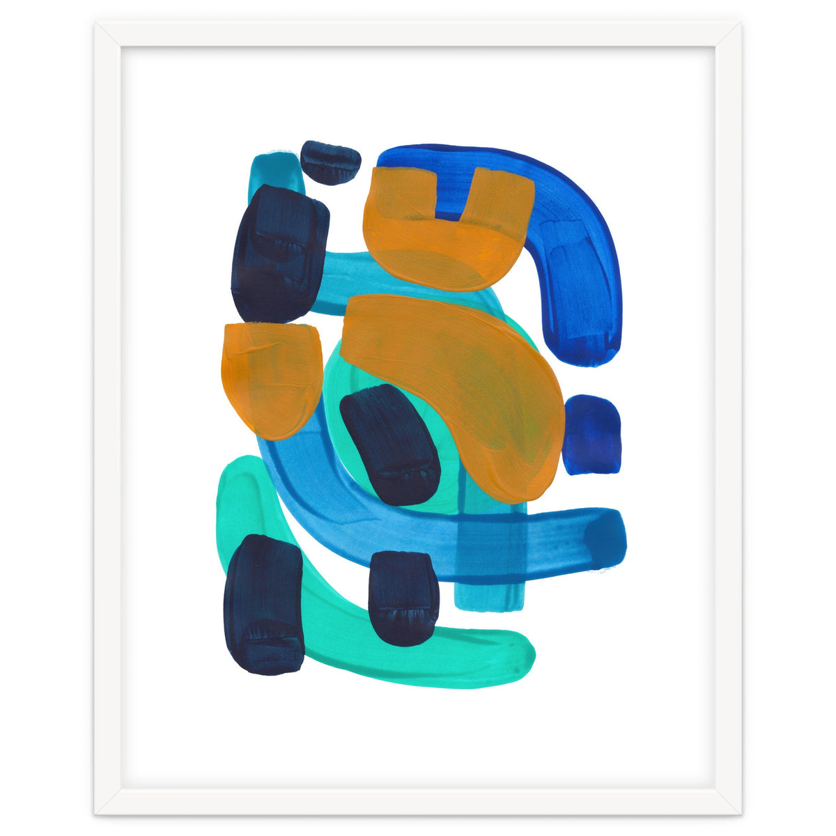 Marine Shapes Yellow Accent