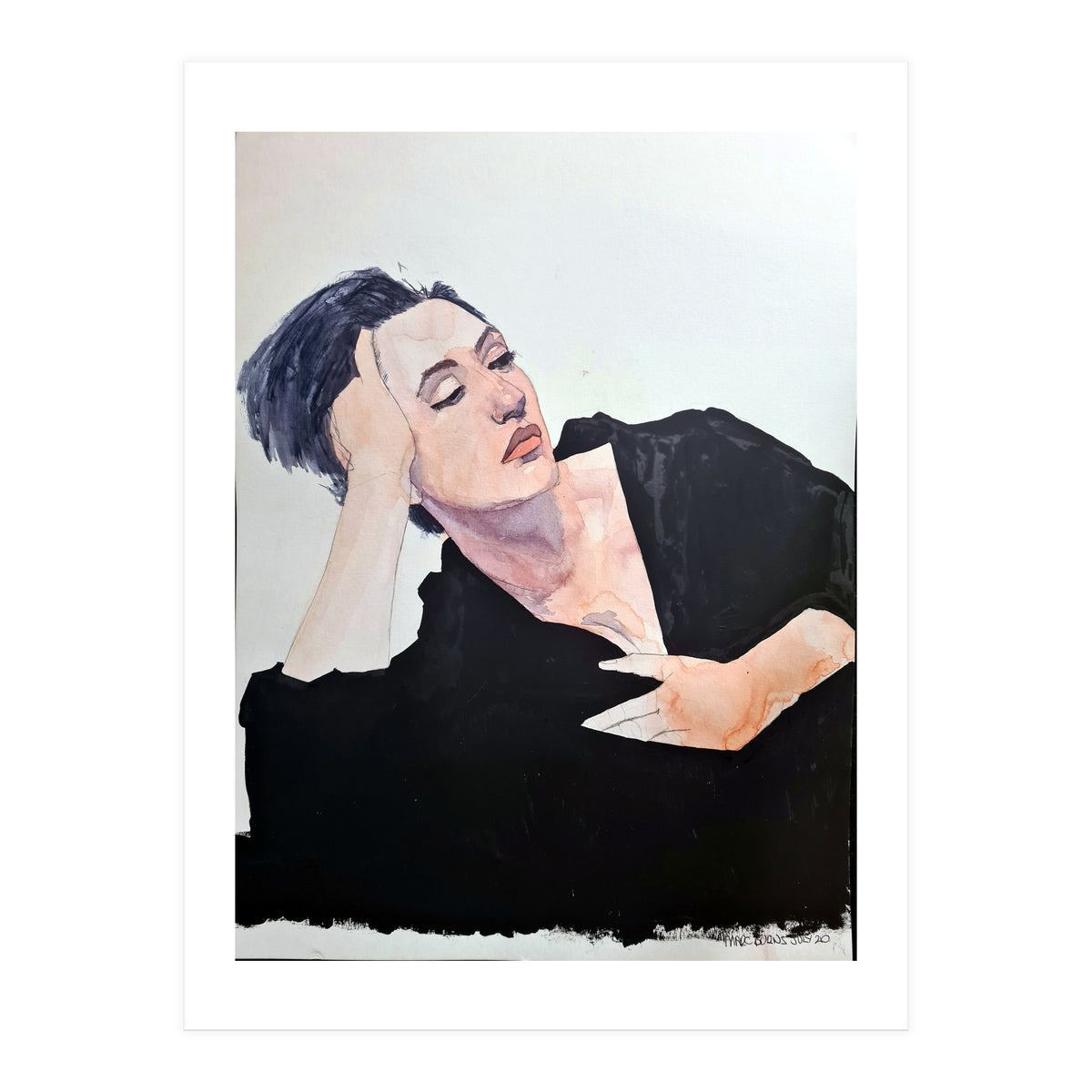 Untitled #91 - Woman in black (Print Only)