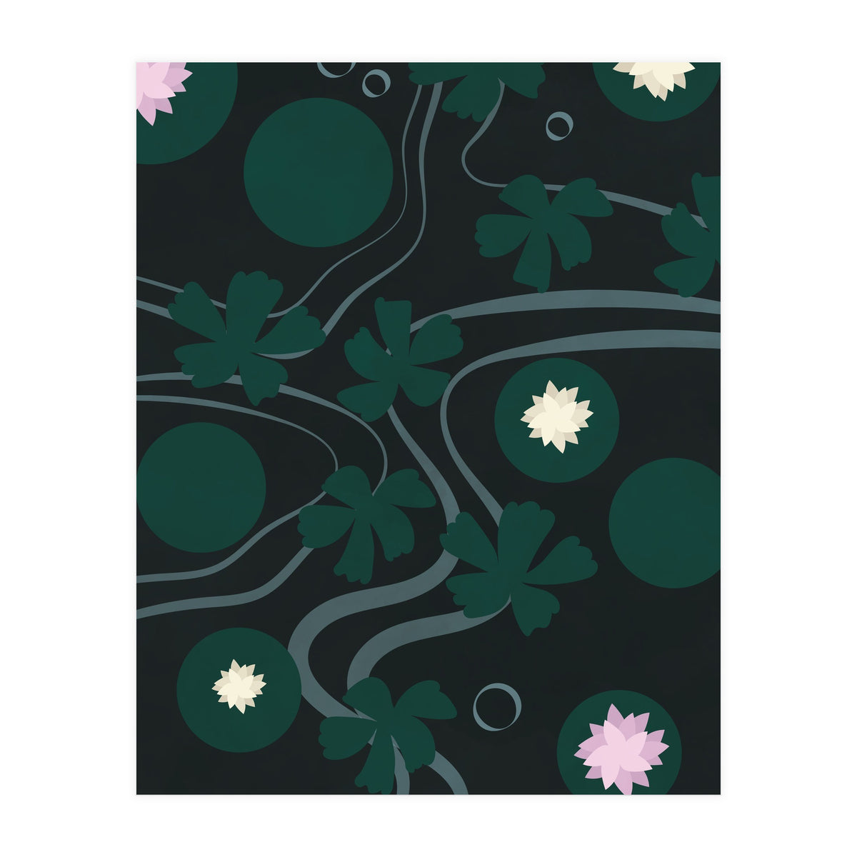 Lake At Night (Print Only)