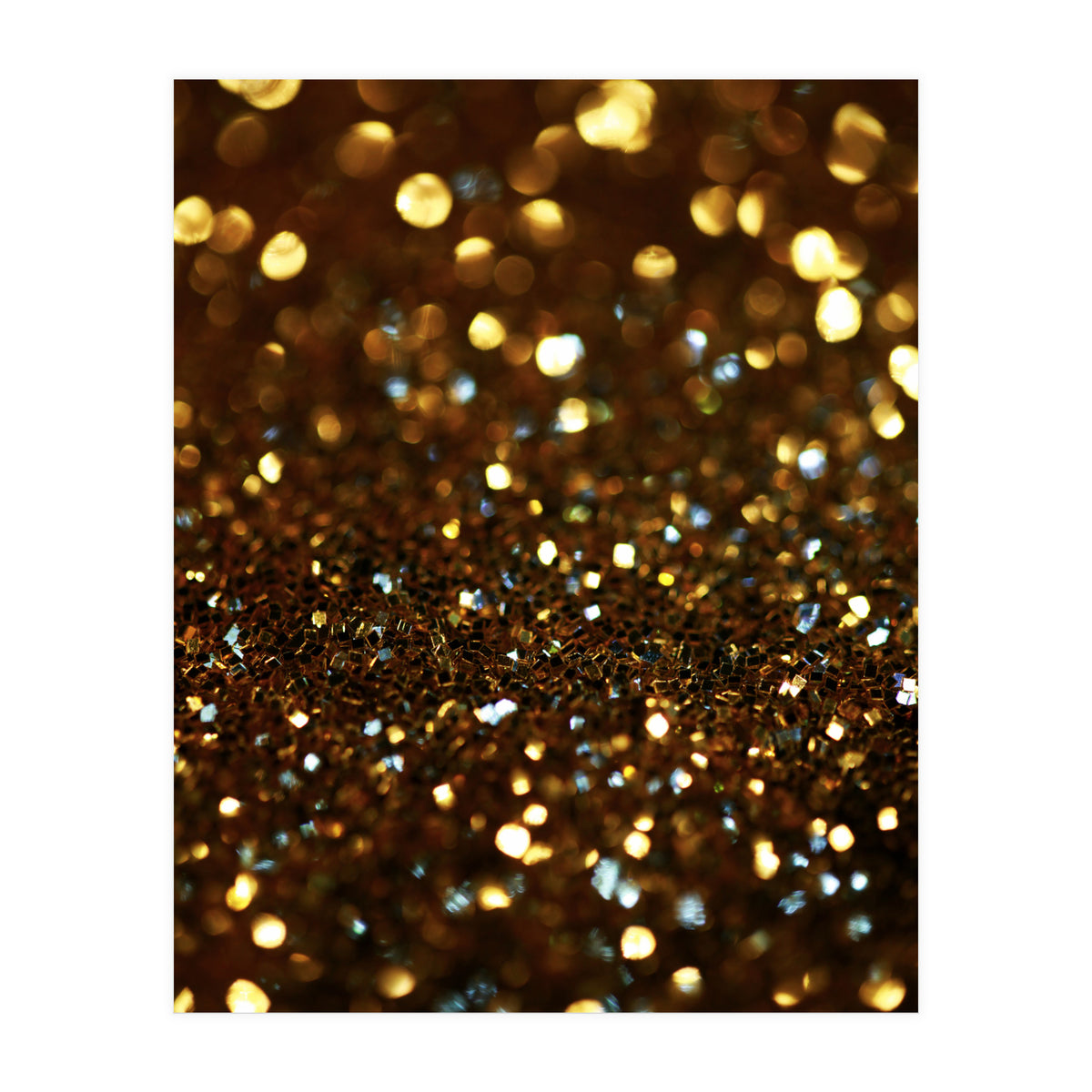 Golden glitter (Print Only)