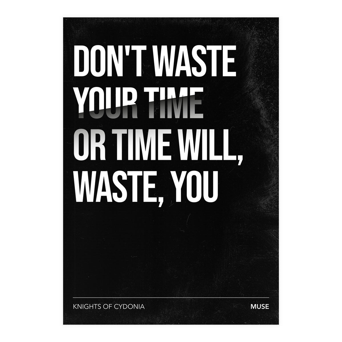 Muse - Knights Of Cydonia (Print Only)