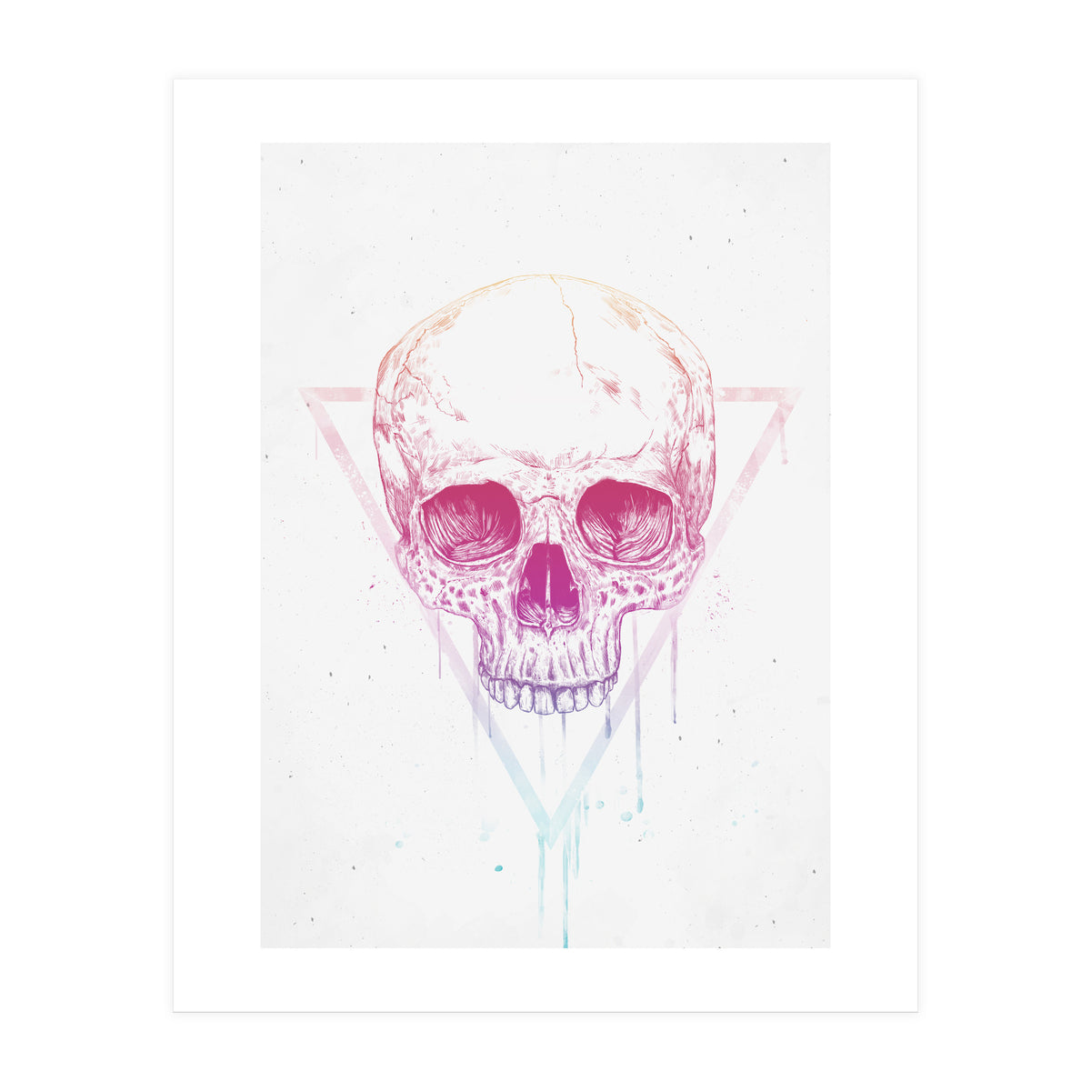 Skull In Triangle (Print Only)
