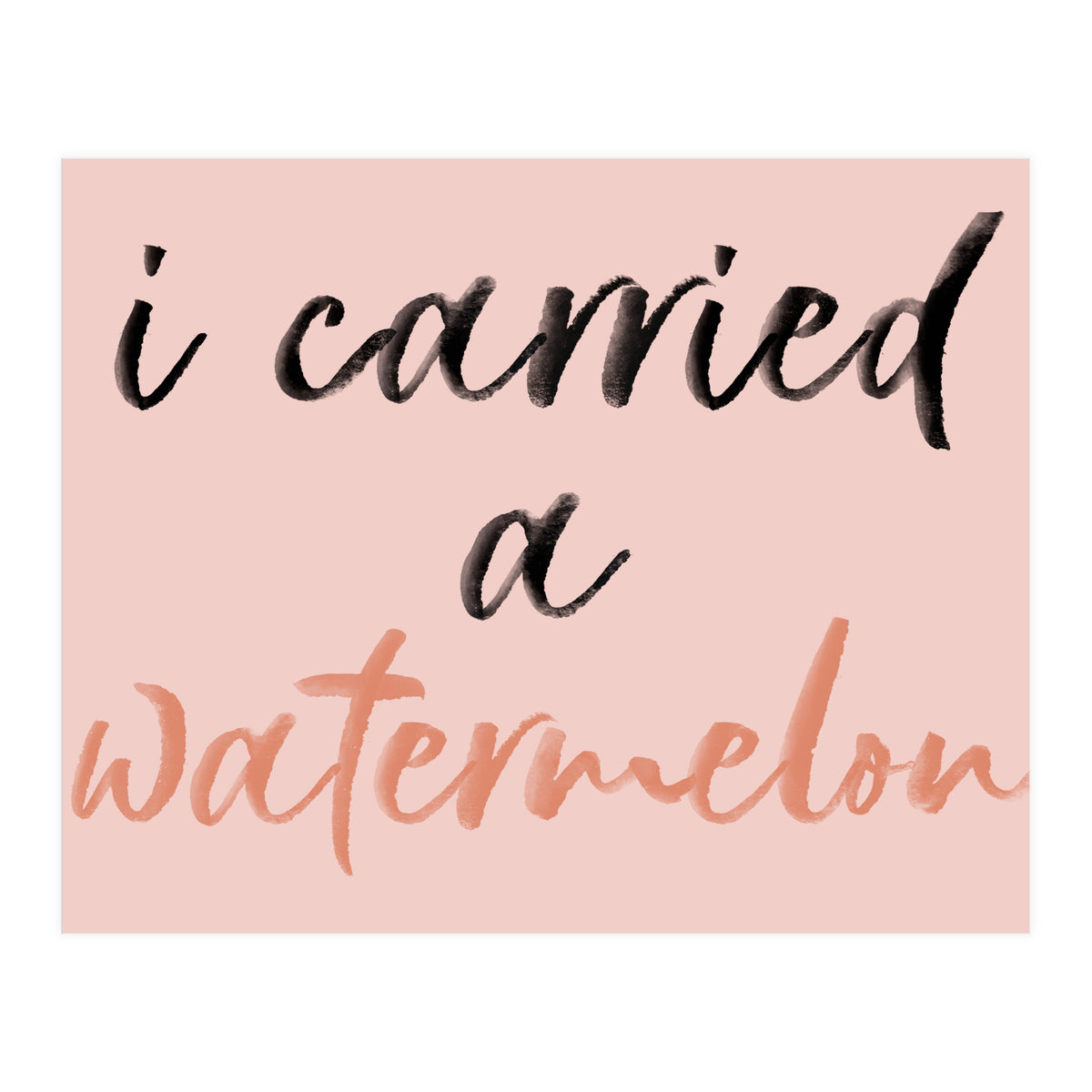 Carried  (Print Only)