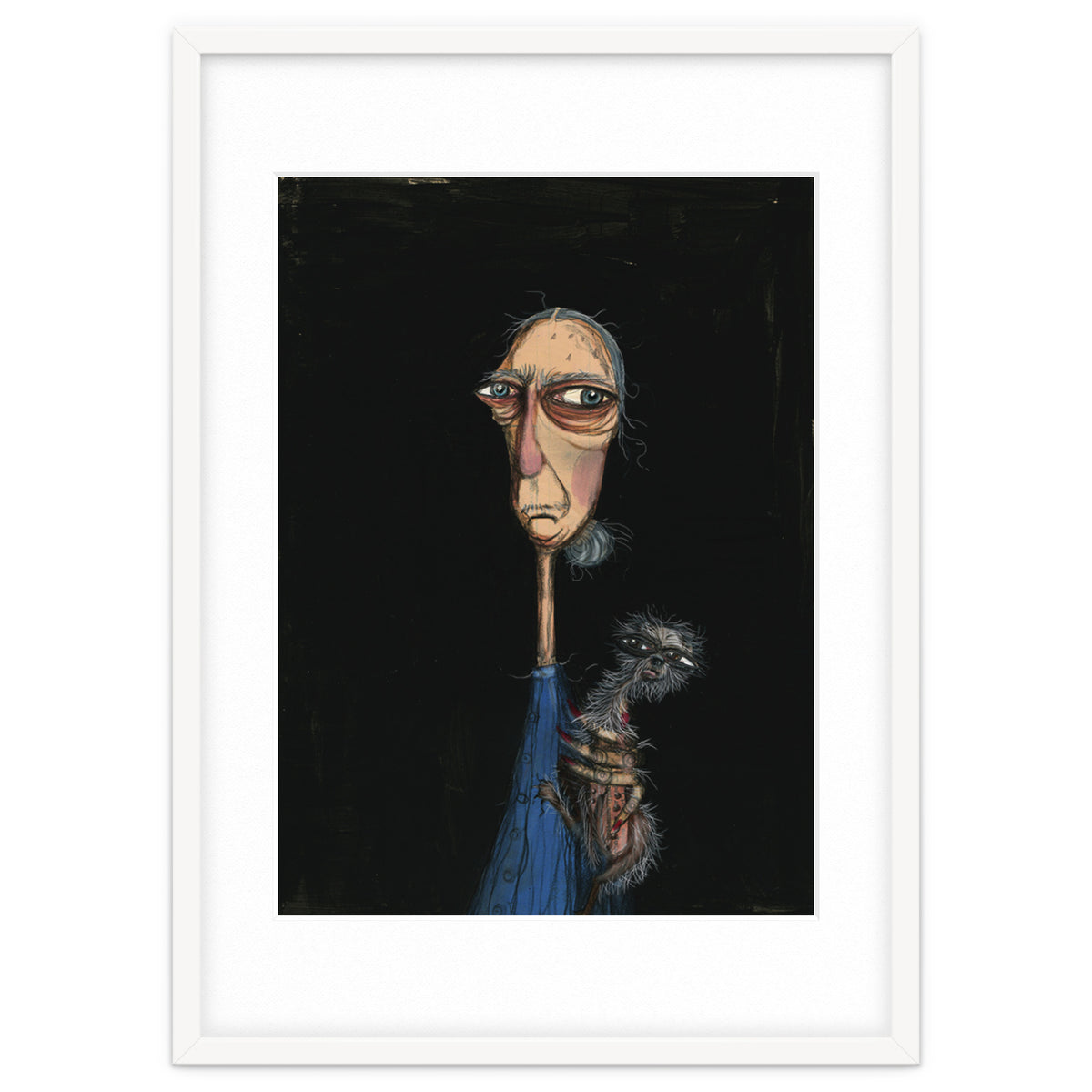 Woman Holding A Chihuahua