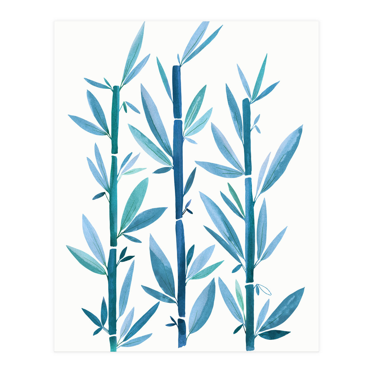 Blue Bamboo (Print Only)