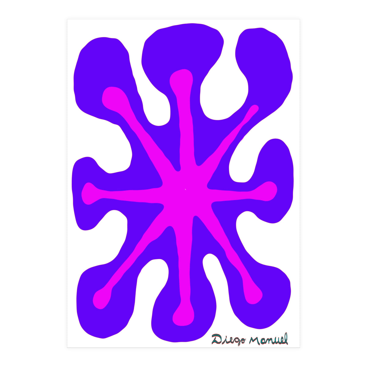 Fuego 96 Copia (Print Only)