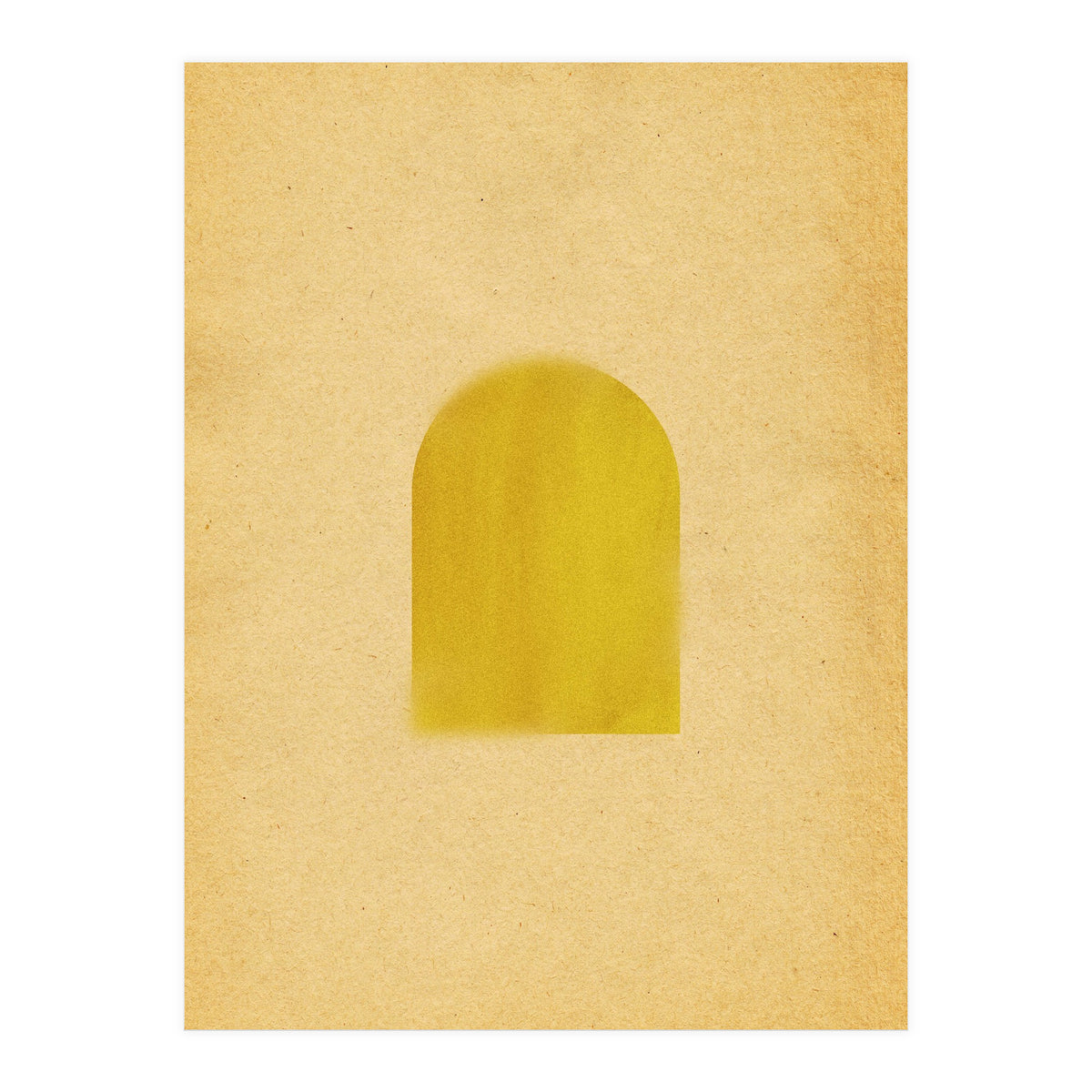 Minimaist acid mustard arch (Print Only)