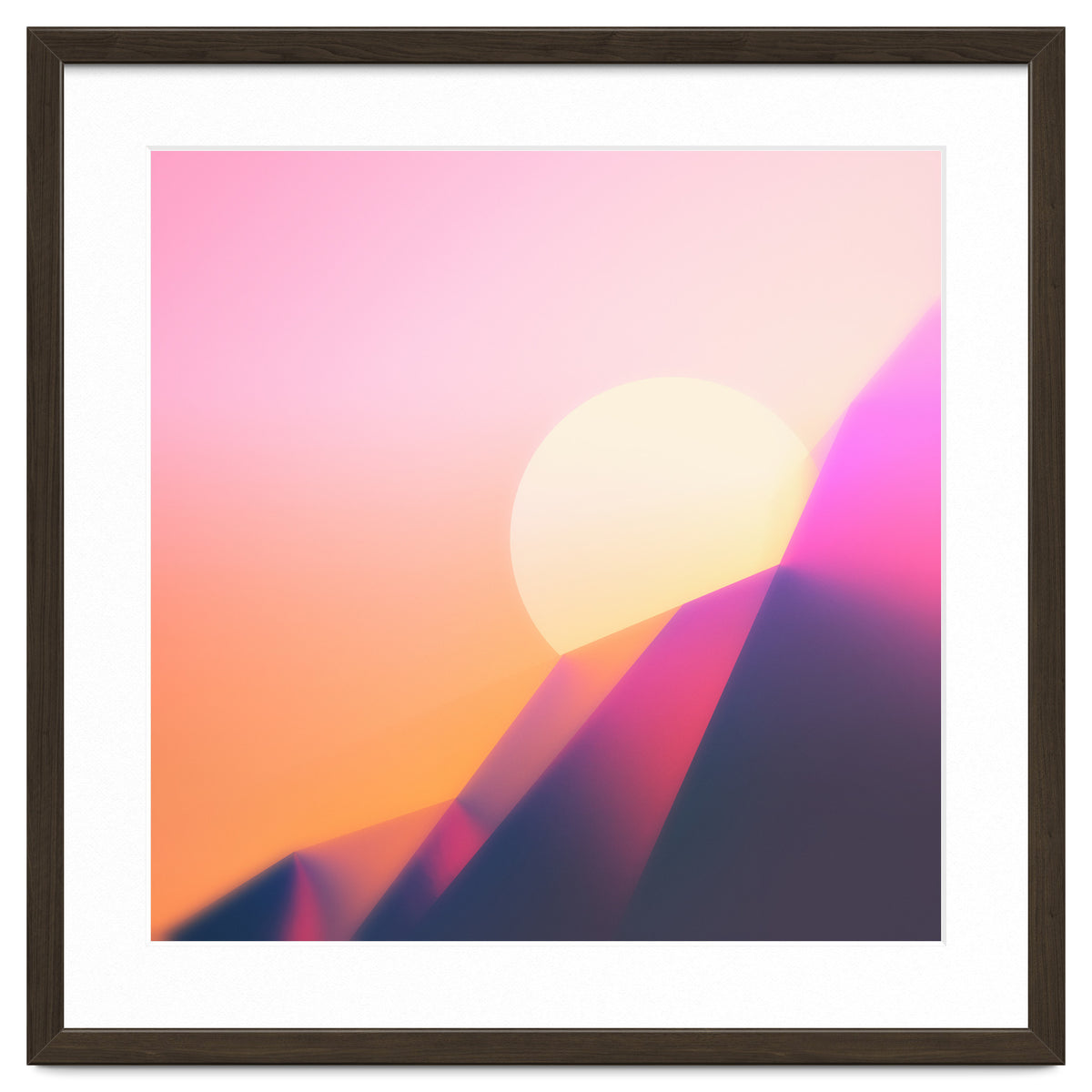 Sun Desert Mountain Sky