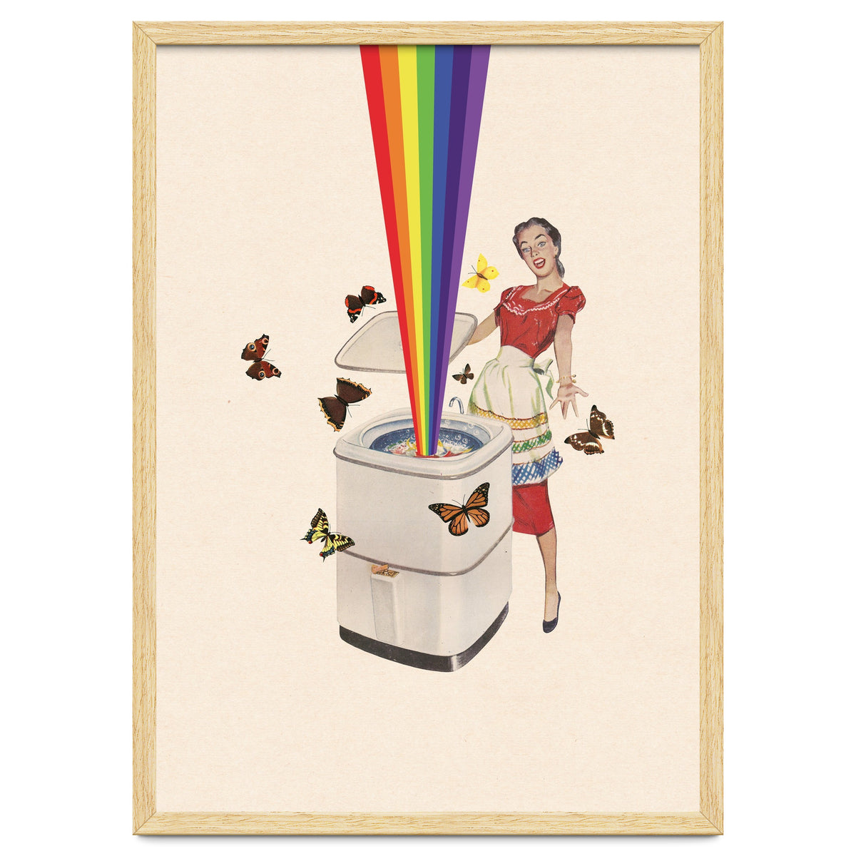 Rainbow Washing Machine