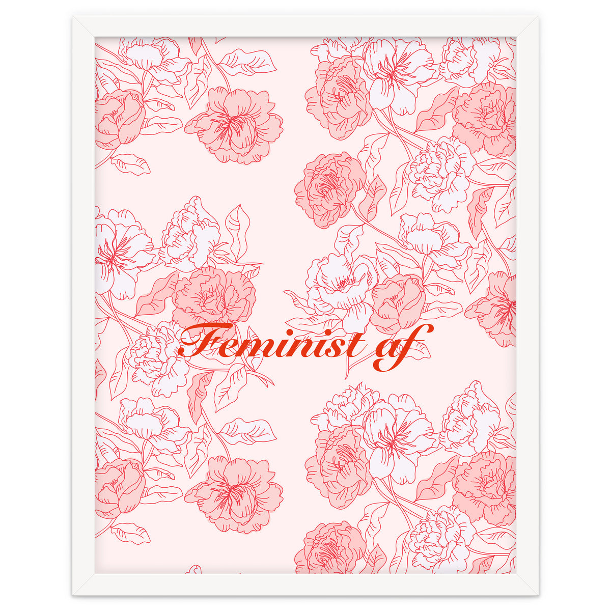 Flowers Feminist Millenialprint
