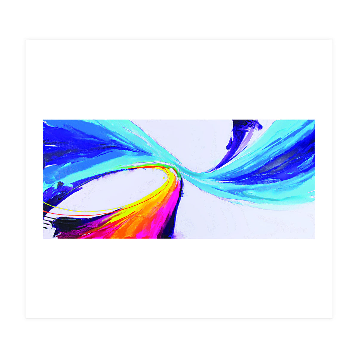 Abstract Art Britto - Qb297 (Print Only)