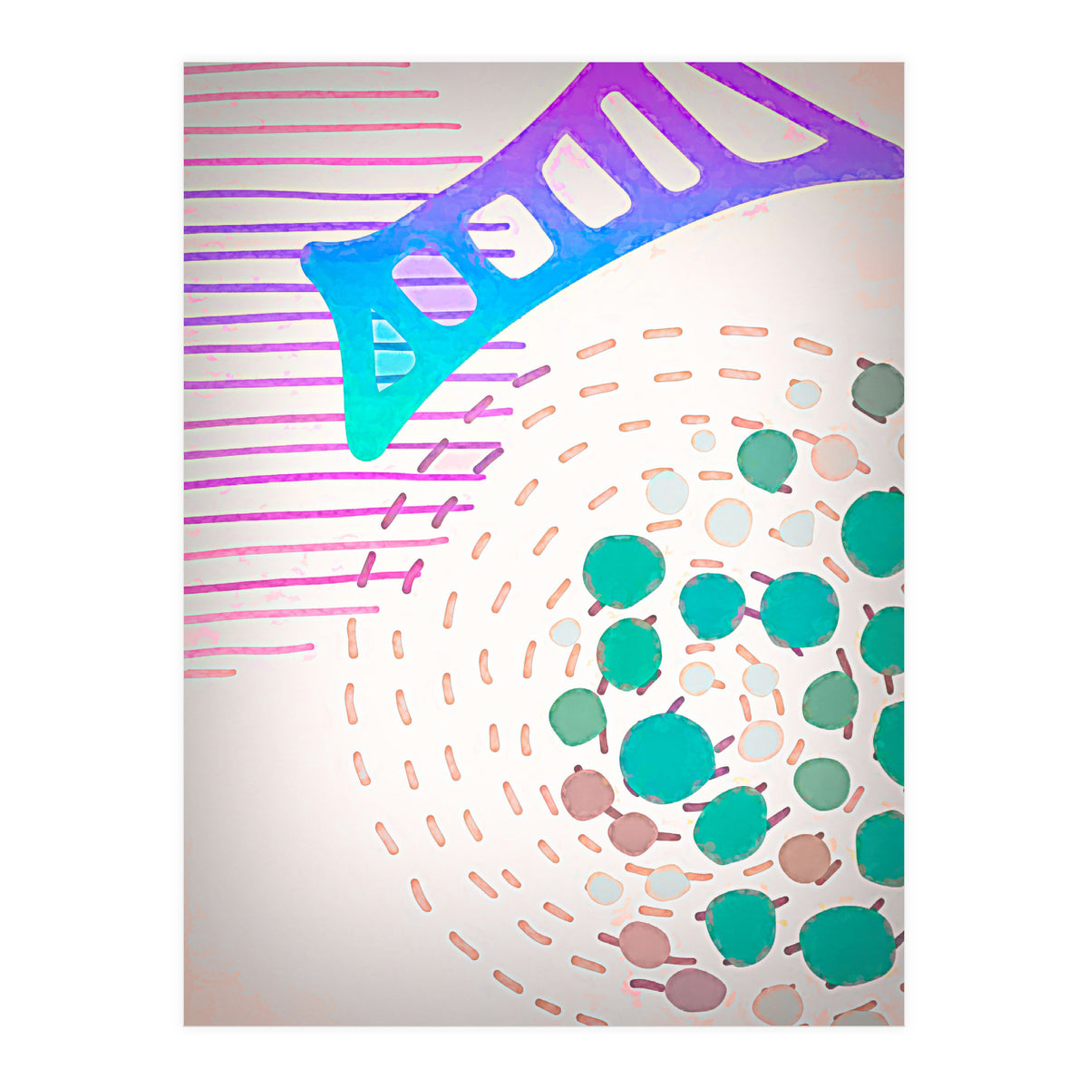 Pebbles In The Wheels (Print Only)