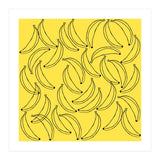 Bananas pattern on yellow background (Print Only) thumbnail