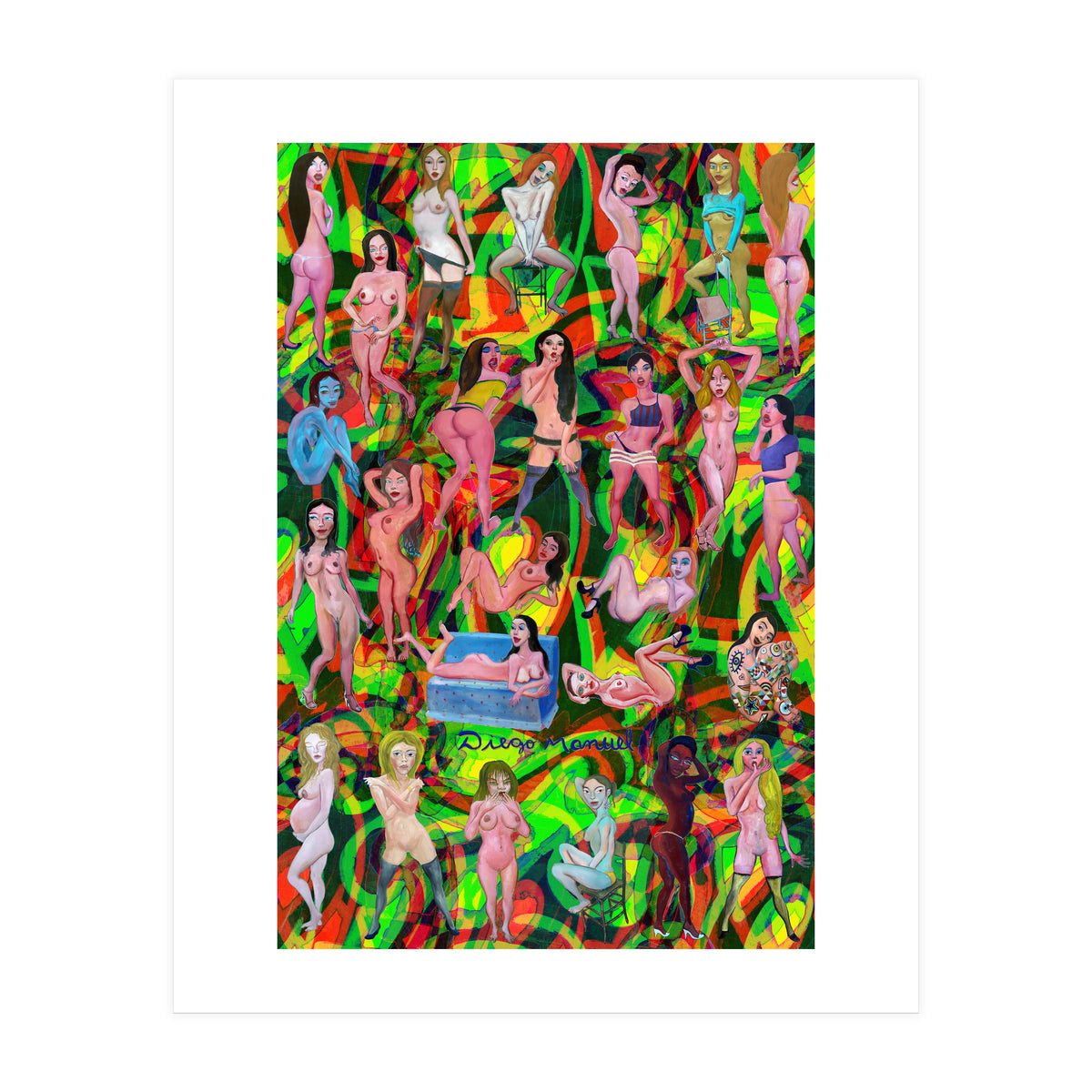 Chicas 3d 15 (Print Only)