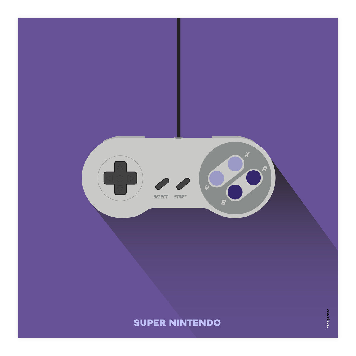 Joystick Videogames Super Nintendo (Print Only)