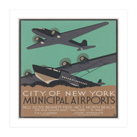 New york airplanes. (Print Only)