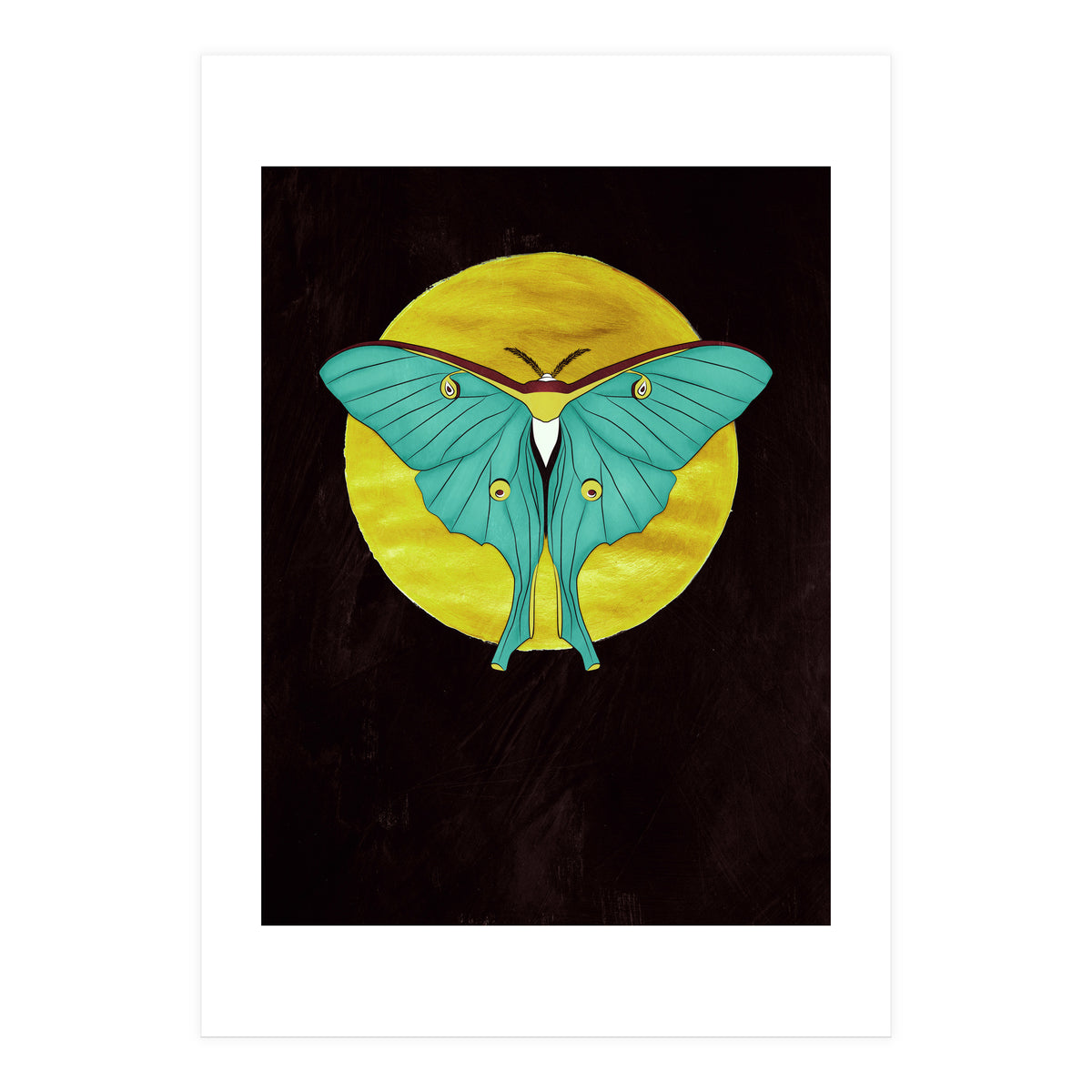 Luna Moth Moon (Print Only)