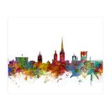 Norwich England Skyline (Print Only) thumbnail