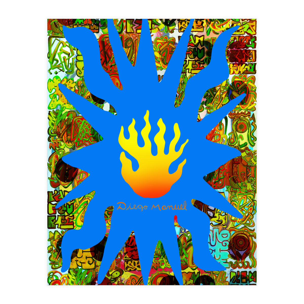 Fuego Y Graffiti 53 (Print Only)