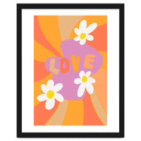 Love 60s 70s Daisy Sunshine