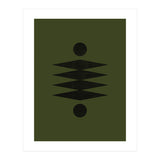 Mid-Century Modern No.19 - Woodblock Print (Print Only) thumbnail